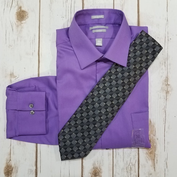 Van Heusen Other - 🔴3/$15 Van Heusen Long Sleeve Dress Shirt and Tie
